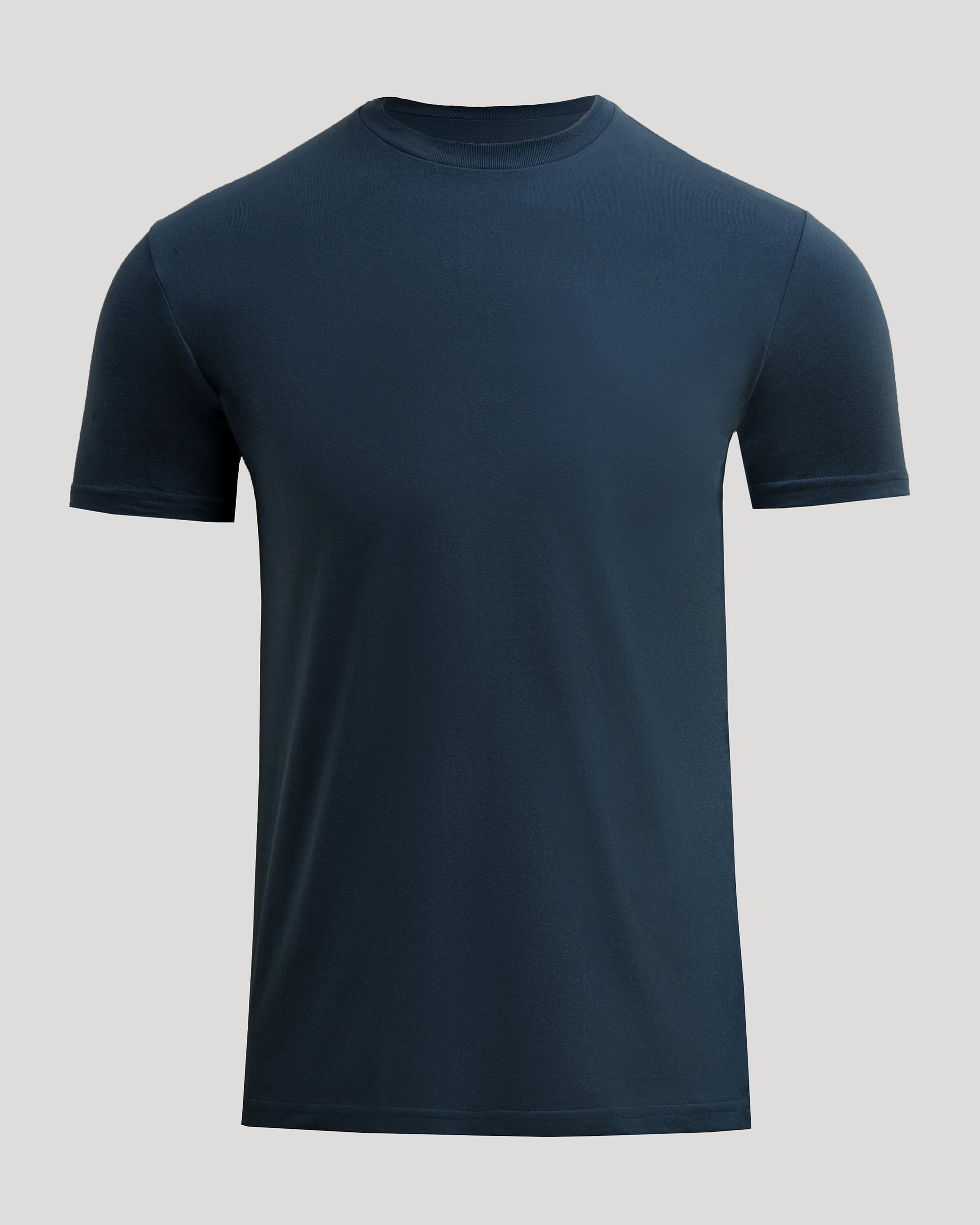 Maglietta girocollo classica blu navy