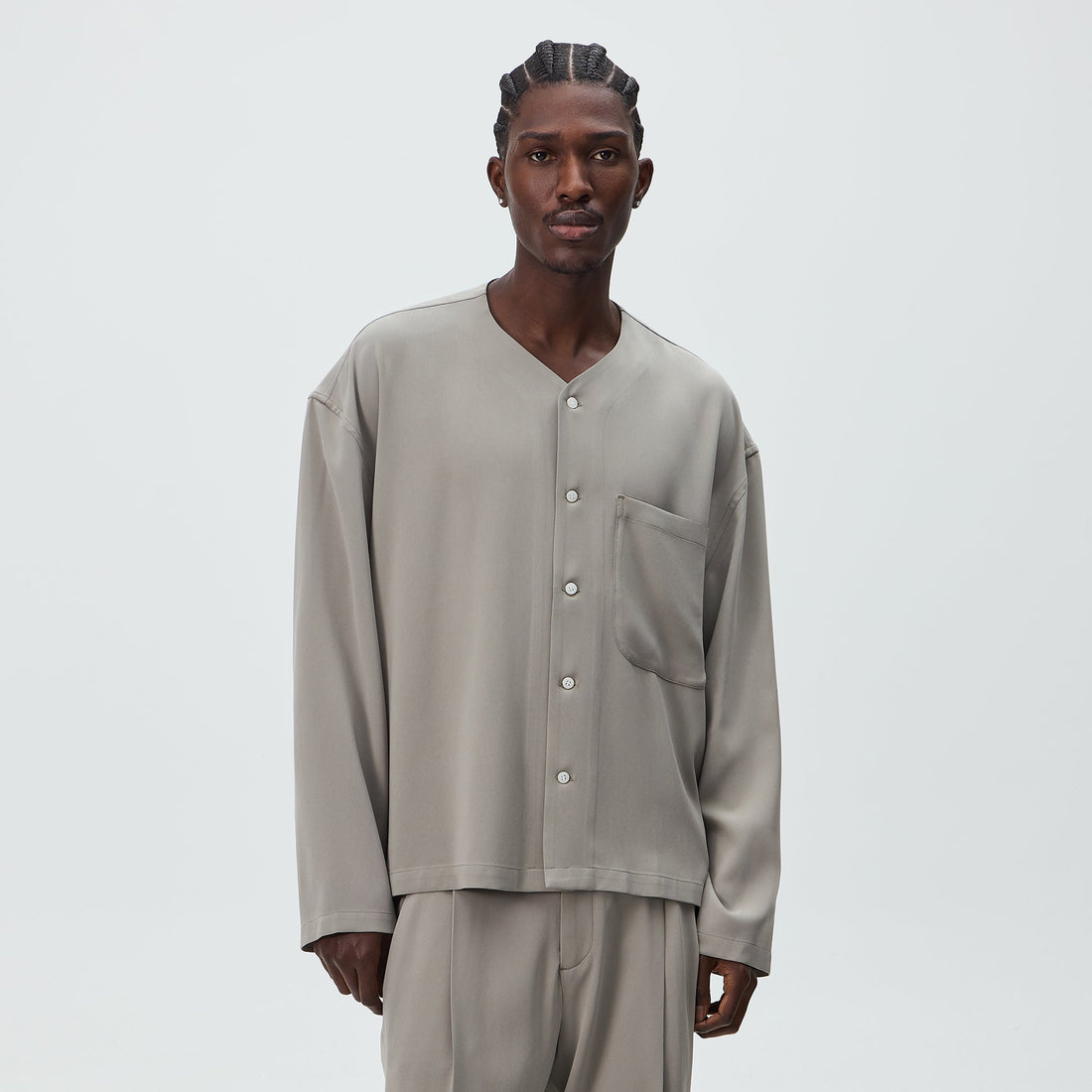 Camicia Kith Double Crepe Maddock - Astro