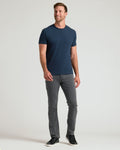 Maglietta girocollo classica blu navy
